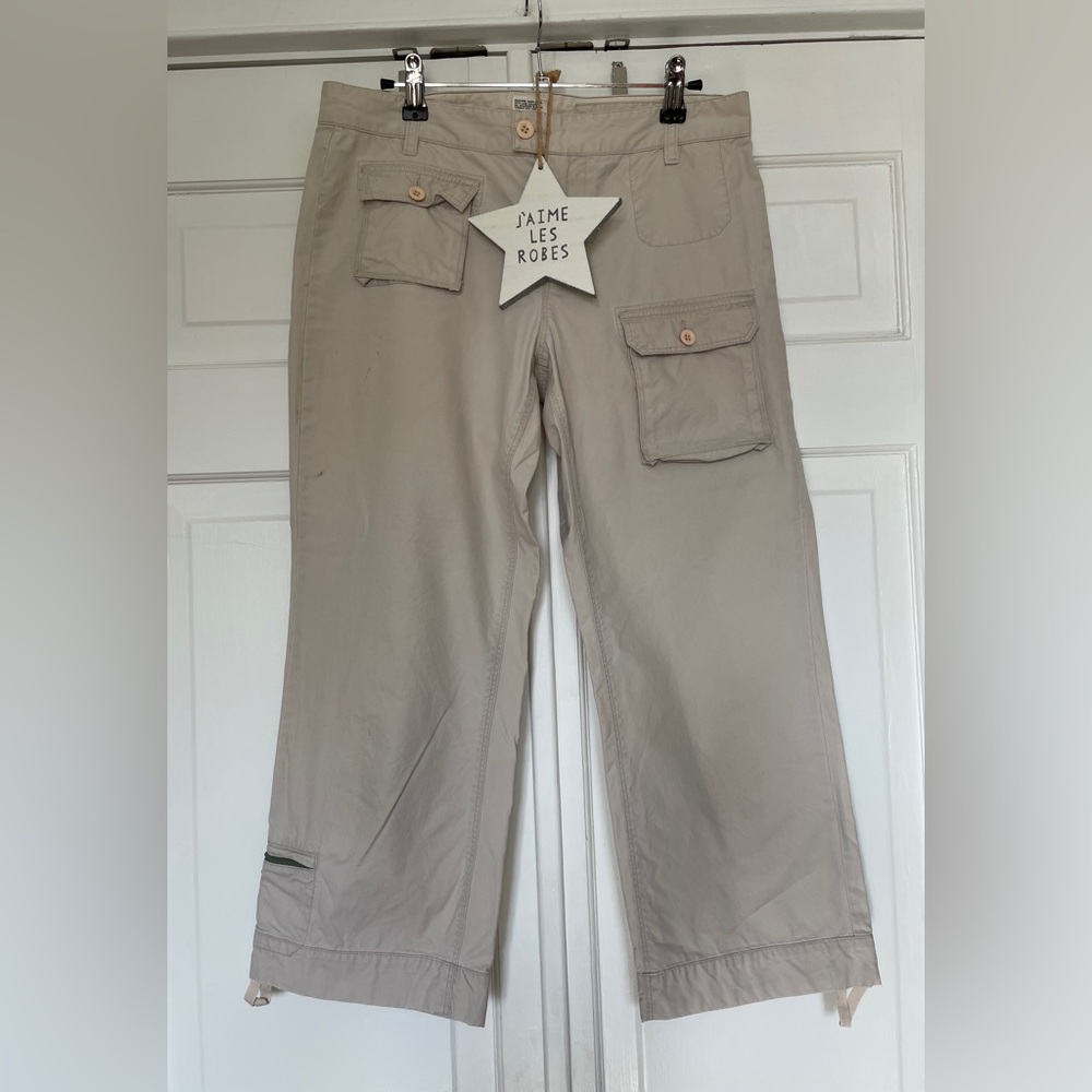 Anthropologie G1 Beige Capris with Pockets